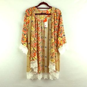 Relipop Chiffon Kim-mono Blouse